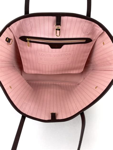 louis vuitton neverfull ebene rose ballerine